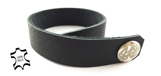 Polsino in pelle, bracciale di pelle