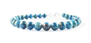 Apatite Blu e argento